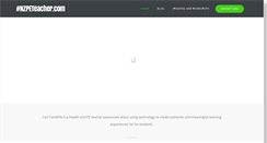 Desktop Screenshot of nzpeteacher.com